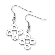 Picture of Stainless Steel Polished Connected Circles Dangle Earrings