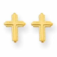 Picture of 14k Cross Post Earrings