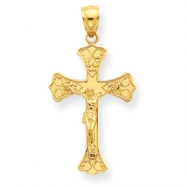 Picture of 14K Crucifix with Hearts Pendant