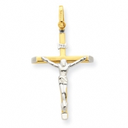 Picture of 14k Two-tone Crucifix Pendant