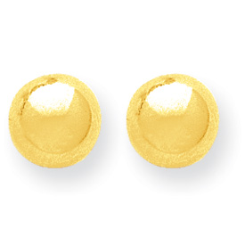 Picture of 14k Polished 10mm Ball Post Earrings