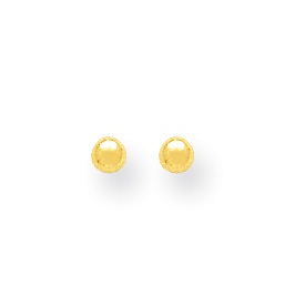 Picture of 14k Polished 3mm Ball Post Earrings