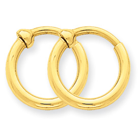 Picture of 14k Non-Pierced Hoop Earrings