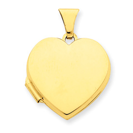 Picture of 14k Plain Heart Locket