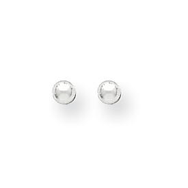 Picture of 14k White Gold Polished 3mm Ball Post Earrings