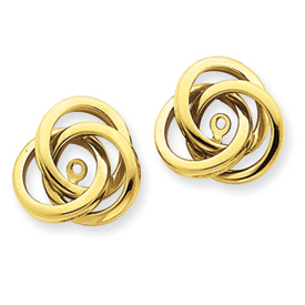 Picture of 14k Polished Love Knot Earring Jackets