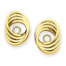Picture of 14k Polished Love Knot Earring Jackets