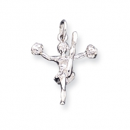 Picture of Sterling Silver Cheerleader Charm