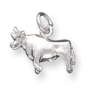Picture of Sterling Silver Bull Charm