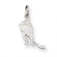 Picture of Sterling Silver Hockey Player Charm