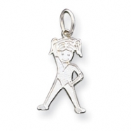 Picture of Sterling Silver Girl Charm