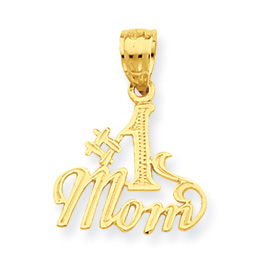 Picture of 14K #1 Mom Pendant