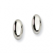 Picture of Stainless Steel Polished Oval Post Earrings
