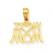 Picture of 14K I " " " " " " " " Heart" " " " " " " "  My Mom Pendan