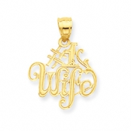 Picture of 14K #1 Wife Pendant