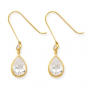 Picture of 14k CZ Dangle Earrings