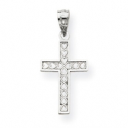 Picture of 14k White Gold Cross Pendant