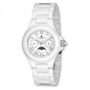 Picture of Mens Charles Hubert White Ceramic Multifunction Watch
