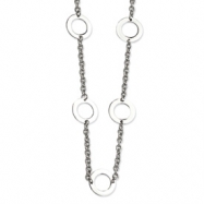 Picture of Stainless Steel Polished Circles 26in Necklace chain