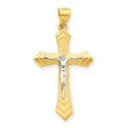 Picture of 10k & Rhodium Passion Crucifix Pendant