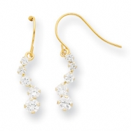 Picture of 14k CZ Dangle Earrings