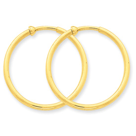 Picture of 14K Non-Pierced Hoop Earrings