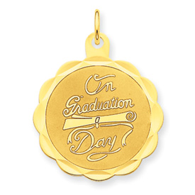 Picture of 14k Graduation Day with Diploma Charm