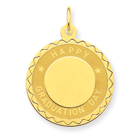 Picture of 14k Happy Graduation Day Charm