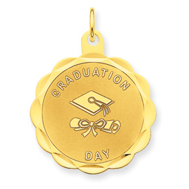 Picture of 14k Graduation Day with Diploma Charm