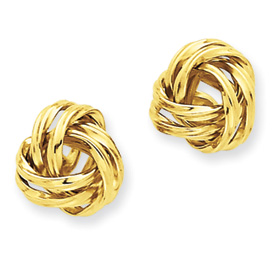 Picture of 14k Polished Love Knot Post Earrings