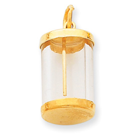 Picture of 14k Fillable Capsule Charm