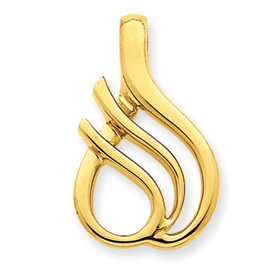 Picture of 14k Fits up to 3mm Regular & 6mm Fancy/Reversible Fancy Omega Slide