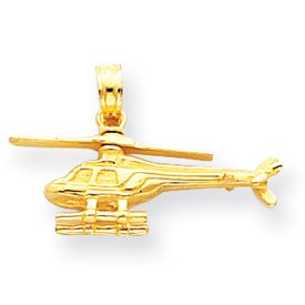 Picture of 14k 3-D Helicopter Pendant