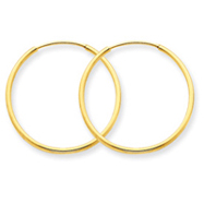 Picture of 14K Gold 1.25x24mm Endless Hoop Earring