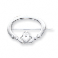 Picture of Sterling Silver Claddagh Pin