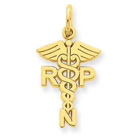 Picture of 14k Registered Nurse Practitioner Charm