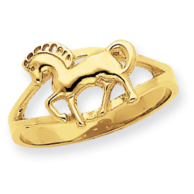 Picture of 14k Polished Horse Ring
