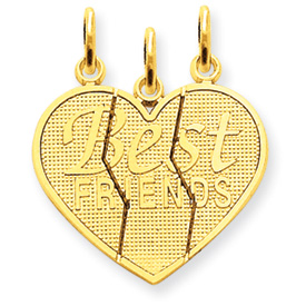 Picture of 14k 3 piece Break-apart Friend Charm