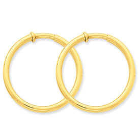 Picture of 14k Non-Pierced Hoop Earrings