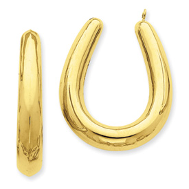 Picture of 14k Polished Hollow Hoop Earring Jackets