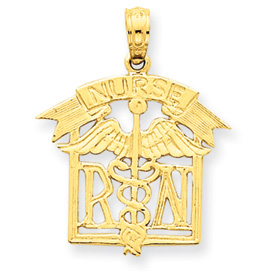 Picture of 14k Registered Nurse Pendant