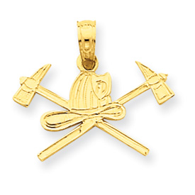 Picture of 14k Fire Department Insignia Pendant