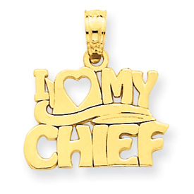 Picture of 14k I Love My Chief Pendant