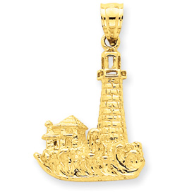 Picture of 14k Lighthouse Pendant