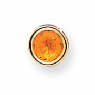 Picture of 14k 7mm Citrine bezel pendant
