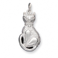 Picture of Sterling Silver Cat Charm