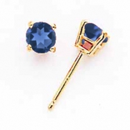 Picture of 14k 4mm Sapphire earring