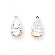 Picture of 14k 8x5mm Pear Cubic Zirconia earring