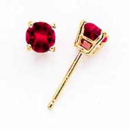 Picture of 14k 4mm Ruby earring