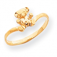 Picture of 14k Childs Polished Teddy Bear Ring